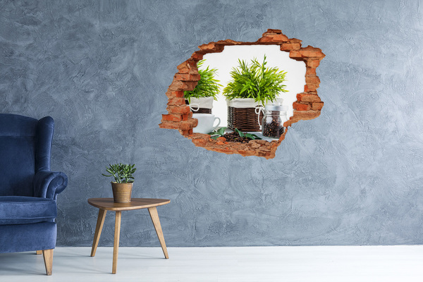 Hole in the wall decal A green oasis in the comfort of your home