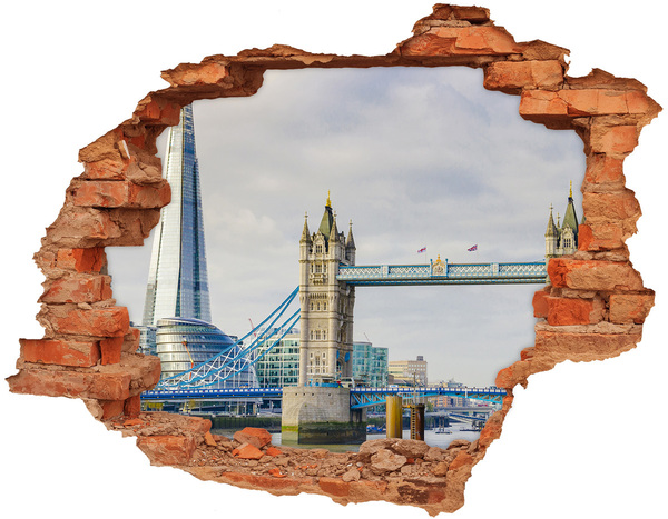 Hole wall sticker Thames London