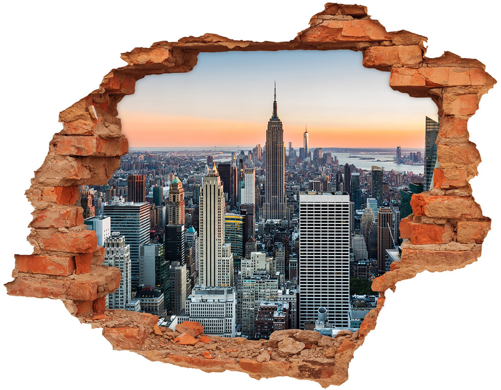 Hole in the wall decal New York