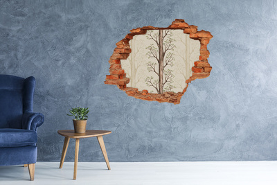 3D wall hole Trees