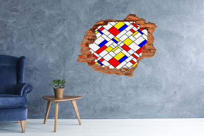 Hole in the wall decal Abstraction