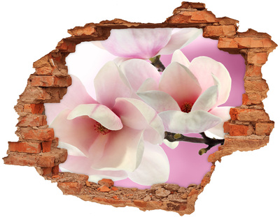 Hole in the wall sticker A floral dream behind the wall