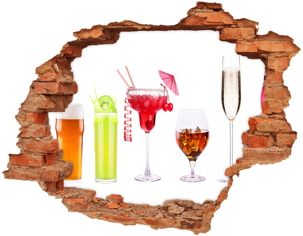 3D wall hole Drink set