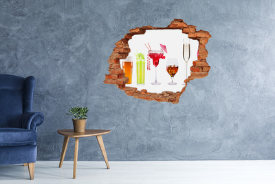 3D wall hole Drink set