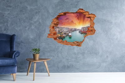 Hole in the wall sticker Venice at sunrise