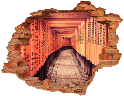 Hole wall sticker Fushimi Inari Shrine