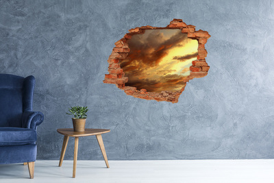 Hole in the wall decal Sunrise