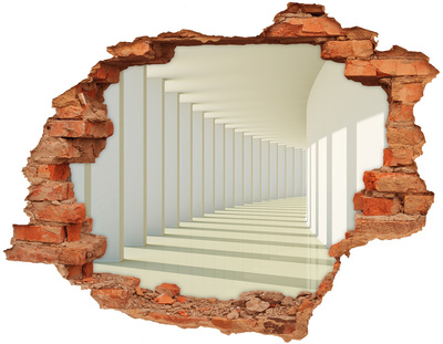 Hole wall sticker Corridor