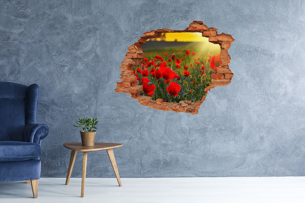 Hole in the wall decal A Hole-in-the-Wall Floral Paradise