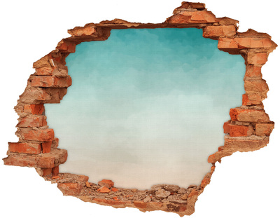 Hole wall sticker Sky over the sea