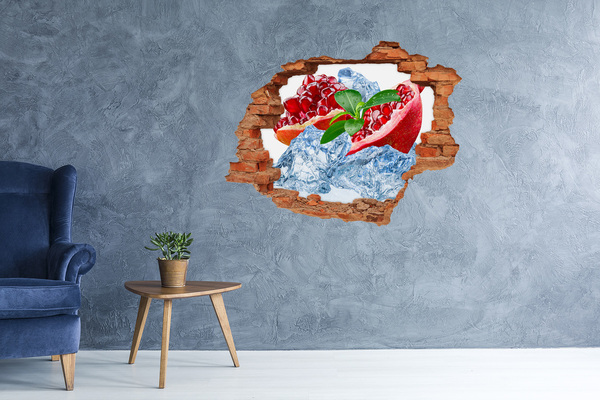 Hole wall sticker Fruity Oasis with Ice