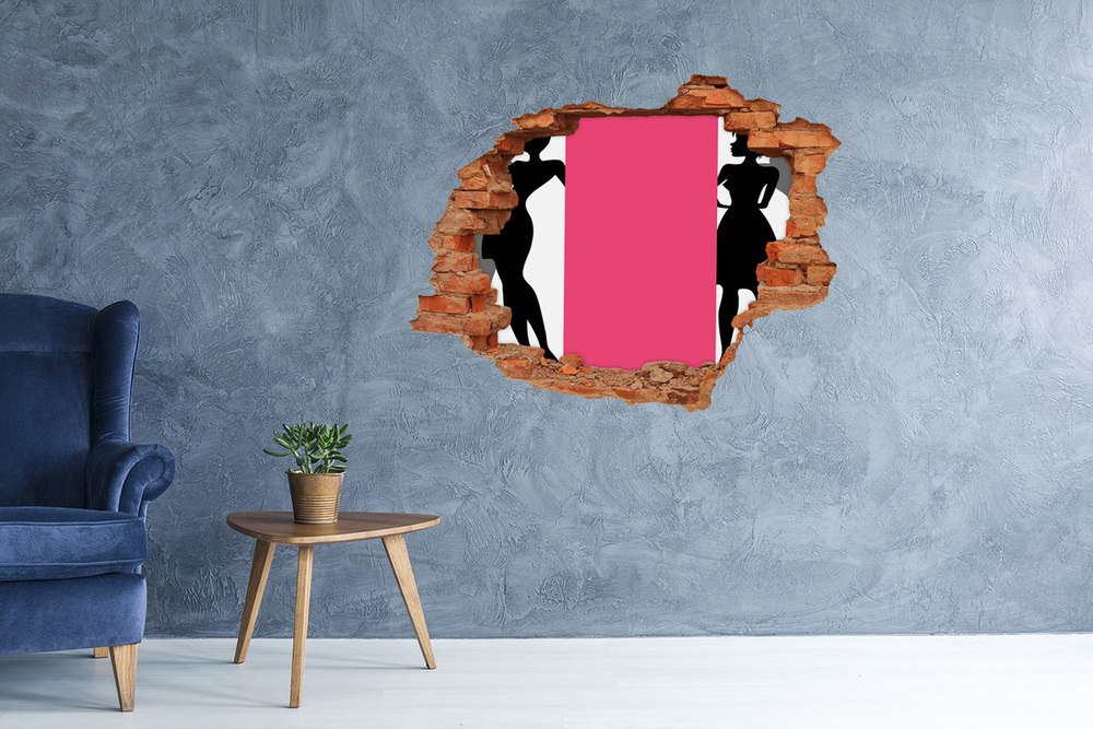 3D wall hole Women's silhouettes