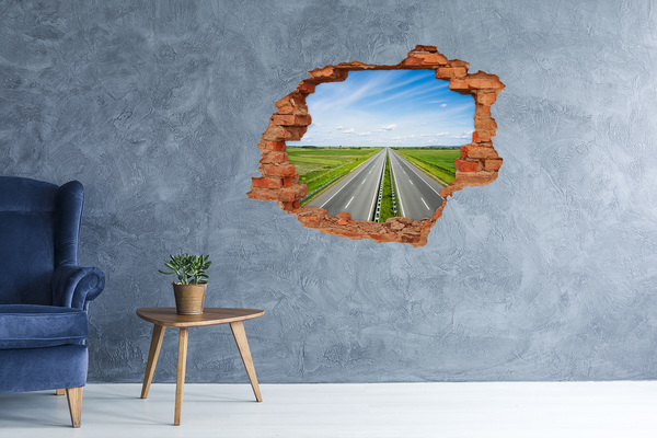 Hole in the wall sticker highway