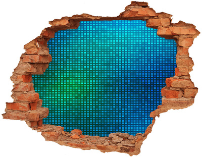 Hole in the wall sticker Abstract background