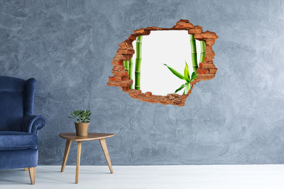 Hole wall sticker Bamboo