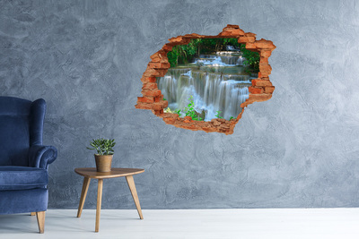 Hole in the wall decal Waterfall in the jungle