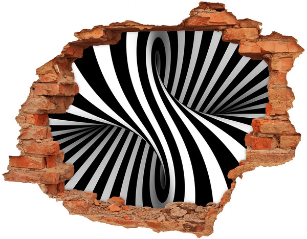 Hole in the wall decal Abstraction vortex