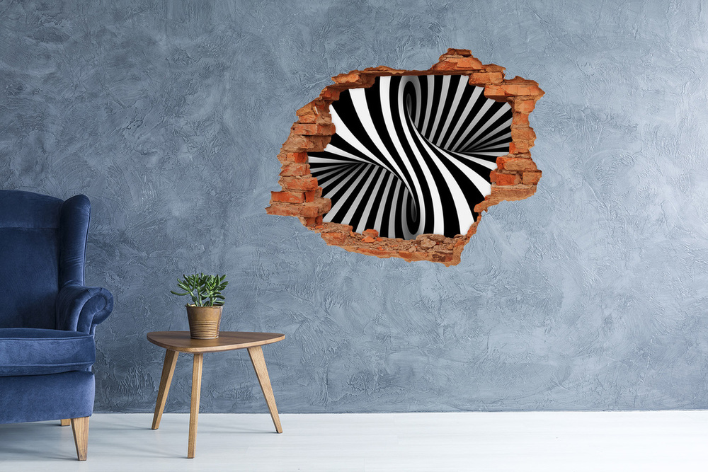 Hole in the wall decal Abstraction vortex