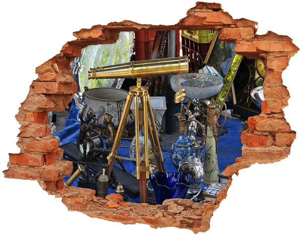 Hole wall sticker Antiques in a Mystery Shop