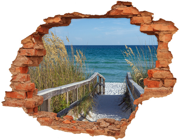 Hole in the wall sticker Coastal dunes