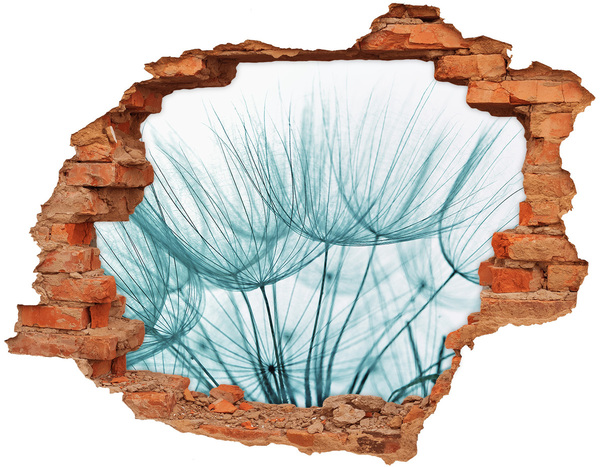 Hole wall sticker Dandelion seeds