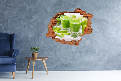 3D wall hole Green Health Cocktail