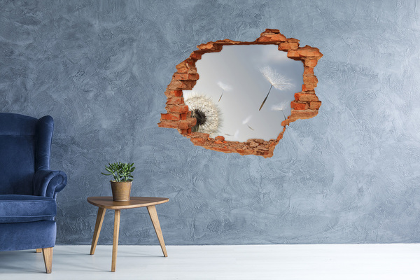 Hole in the wall sticker Dandelion