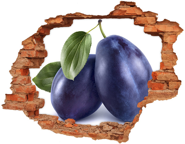 Hole in the wall decal Juicy Plums