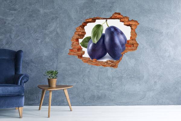 Hole in the wall decal Juicy Plums