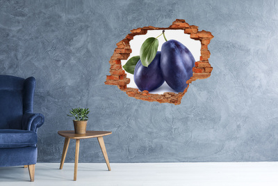 Hole in the wall decal Plums