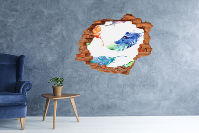 3D wall hole wallpaper Tropical ocean