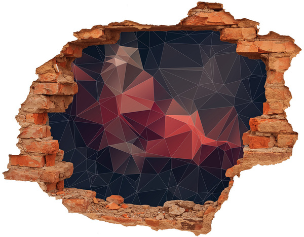 Hole wall sticker Abstract background