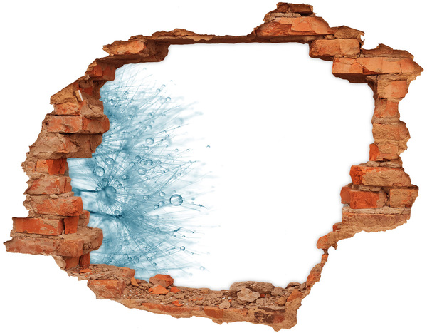 Hole in the wall decal Water in the hole in the wall