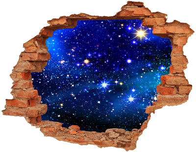 3D wall hole Starry sky