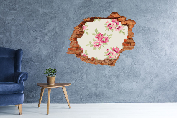 Hole wall sticker Flower Oasis