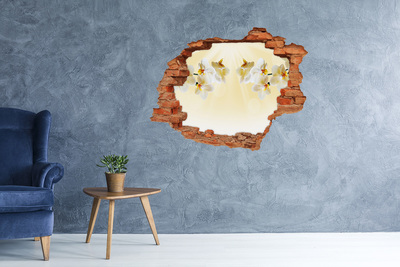 Hole wall sticker Orchid