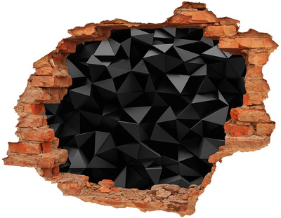 3D wall hole Black, three-dimensional slit