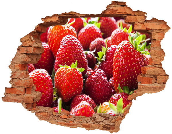 3D wall hole Strawberry field