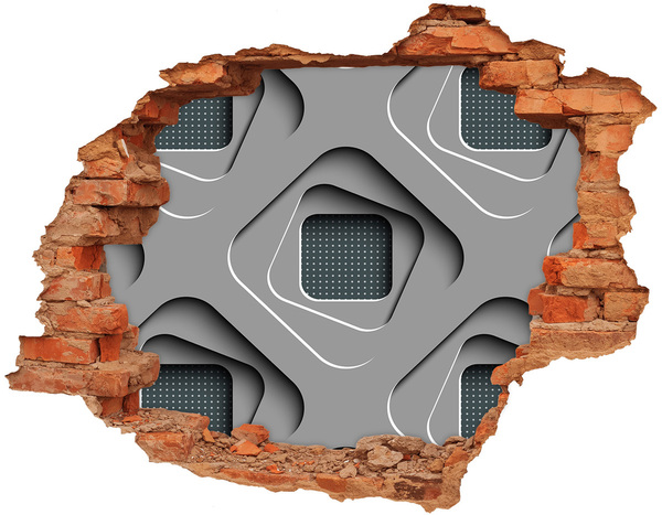 3D wall hole Modern design in concrete