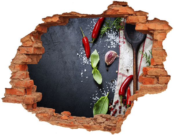 Hole in the wall sticker A kitchen full of flavor