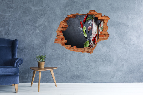 Hole in the wall sticker A kitchen full of flavor