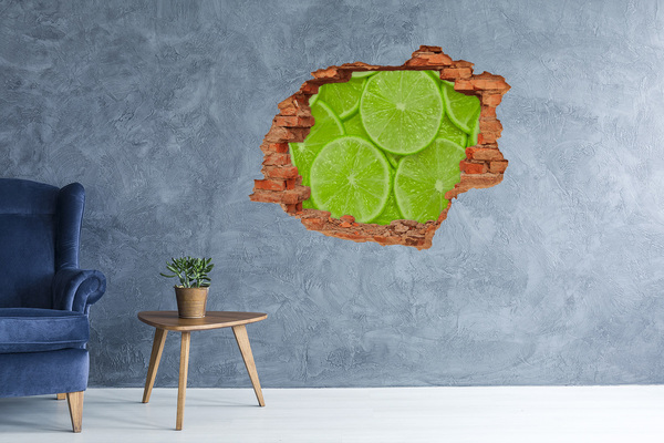 Hole wall sticker Lime