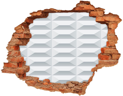 Hole wall sticker Geometric background