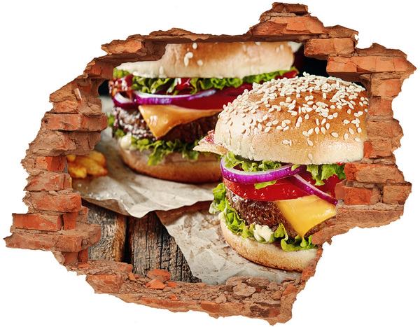 Hole wall sticker Juicy Hole-in-the-Wall Burger