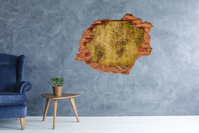 Hole wall sticker Old map of the world