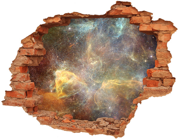 Hole in the wall sticker Cosmos