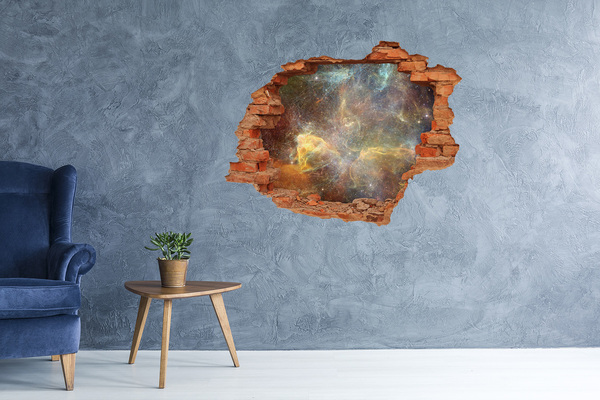 Hole in the wall sticker Cosmos