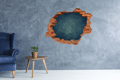 Hole in the wall decal Abstraction Background