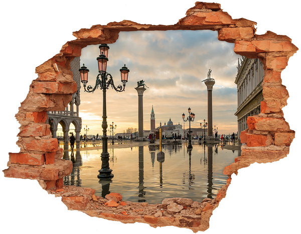 Hole in the wall sticker Venice at sunrise
