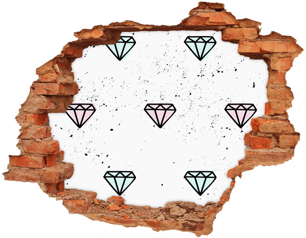 3D wall hole Diamond wall